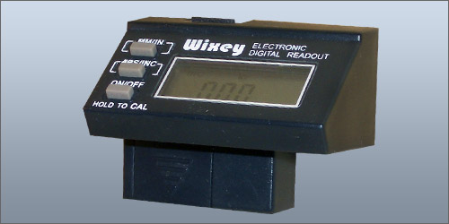 Wixey 自動カンナ用デジタル目盛り(WR510)。アメリカ(USA)のデジタル 